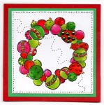Ornament Wreath Card